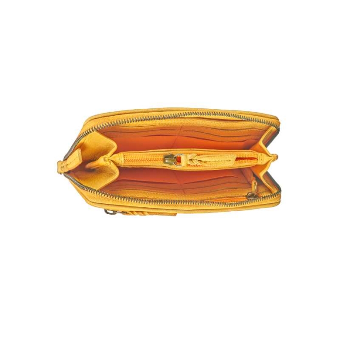 ZIP WALLET YELLOW